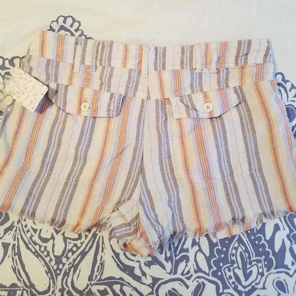 Free people high waist button up shorts - Picture 2 of 5